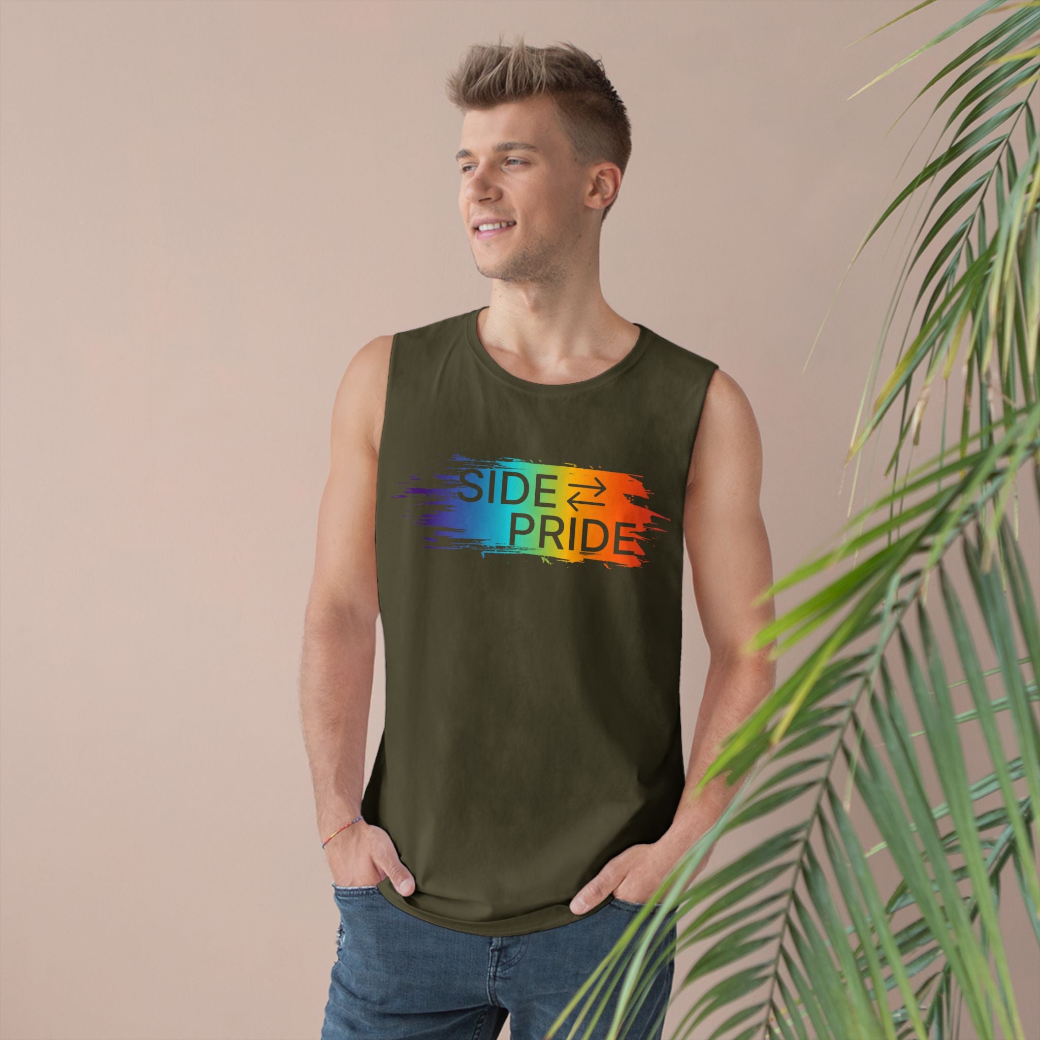 Side Pride Paint Sleeveless Tank - Side Guys Collection